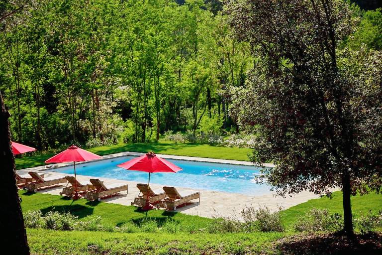 Family-friendly villa with barbecue, private pool & terrace | Pool view | Pets allowed — photo 5