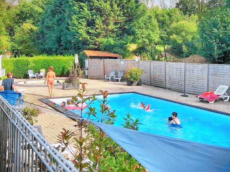 Cabin with heated pool — photo 2