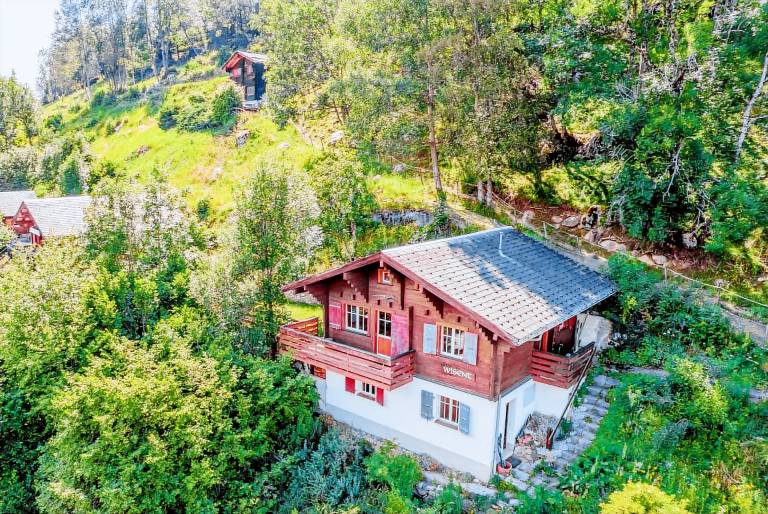 Ferienhaus mit Hund in Fiesch für max. 7 Gäste