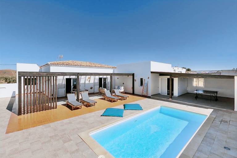 Ferienhaus in Tuineje, Fuerteventura f&uuml;r max. 6 Personen am Atlantik