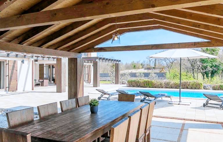 Ferienhaus in Butkovići, Juršići für max. 14 Personen Ferienhaus in Butkovići, Juršići für max. 14 Personen