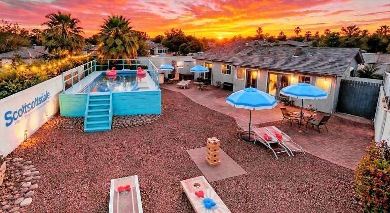 Villa with private pool, terrace & grill in Scottsdale, AZ