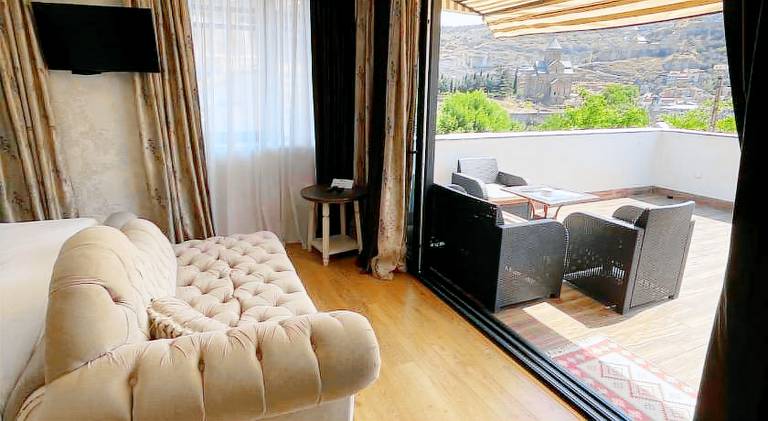 Rikhe palace boutique hotel in Tbilisi