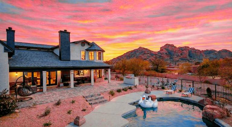 Vacation home with pool in Paradise Valley, AZ