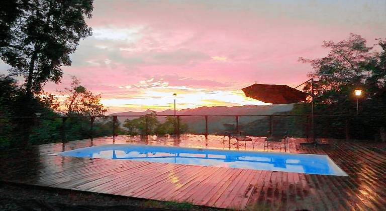 Vacation home with pool in Caxias do Sul