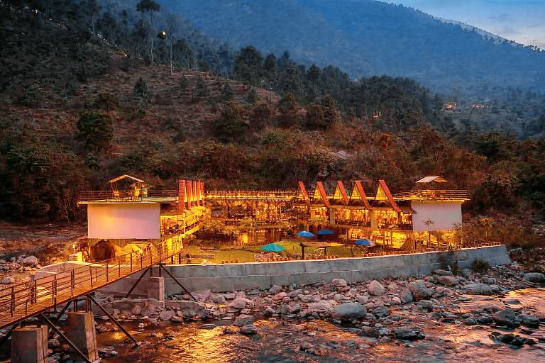 The Breeze Riverside Resort in Bhimtal