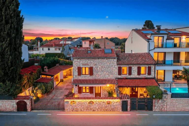 Ferienhaus mit Hund inPoreč Istrien f&uuml;r max. 5 Personen