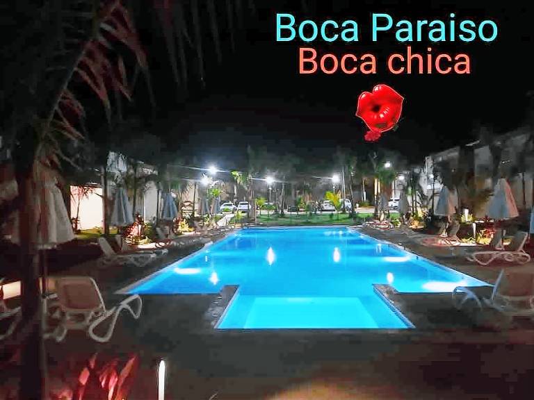 Vacation home with pool & yard in Boca Chica