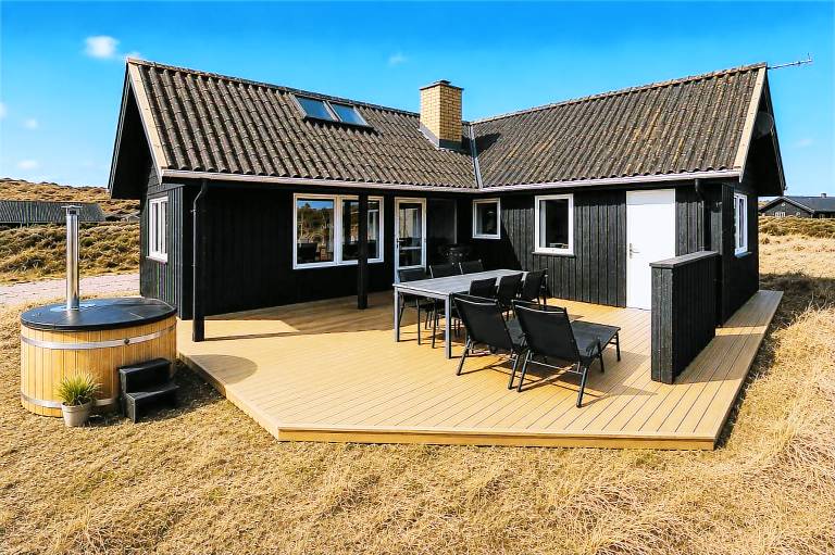 Ferienhaus in Bjerregård Strand, Hvide Sande f&uuml;r max. 6 Personen