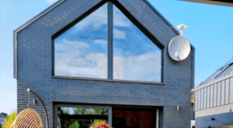 Villa with terrace, barbecue & yard in Darlowo