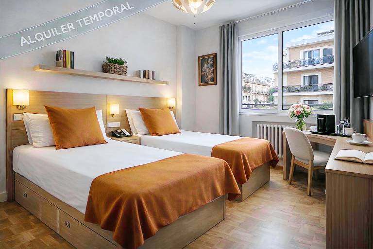 Fully equipped charming rental apartment with patio | Dogs allowed in Madrid