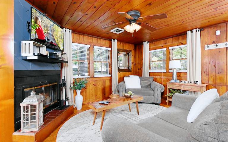 Cabin with BBQ, jacuzzi & terrace | Mountain view — photo 3