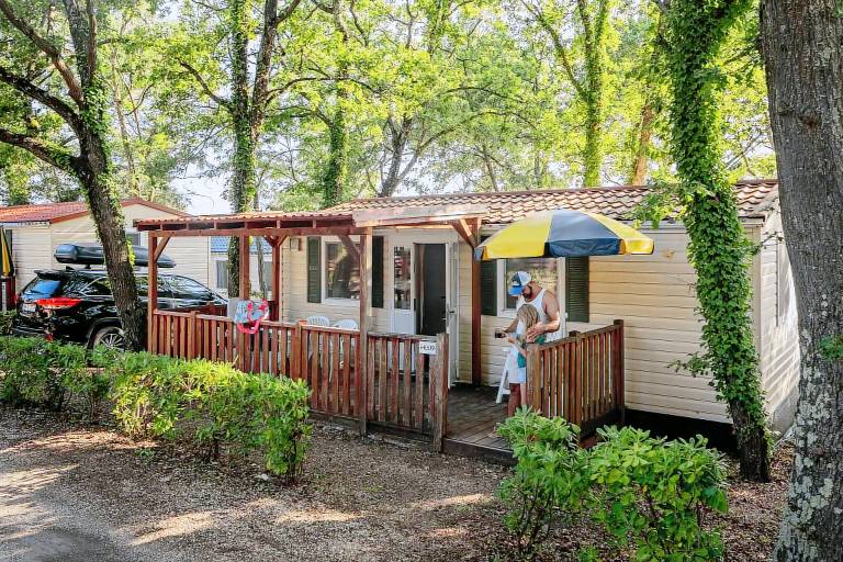 Mobile home with pool & barbeque — photo 2