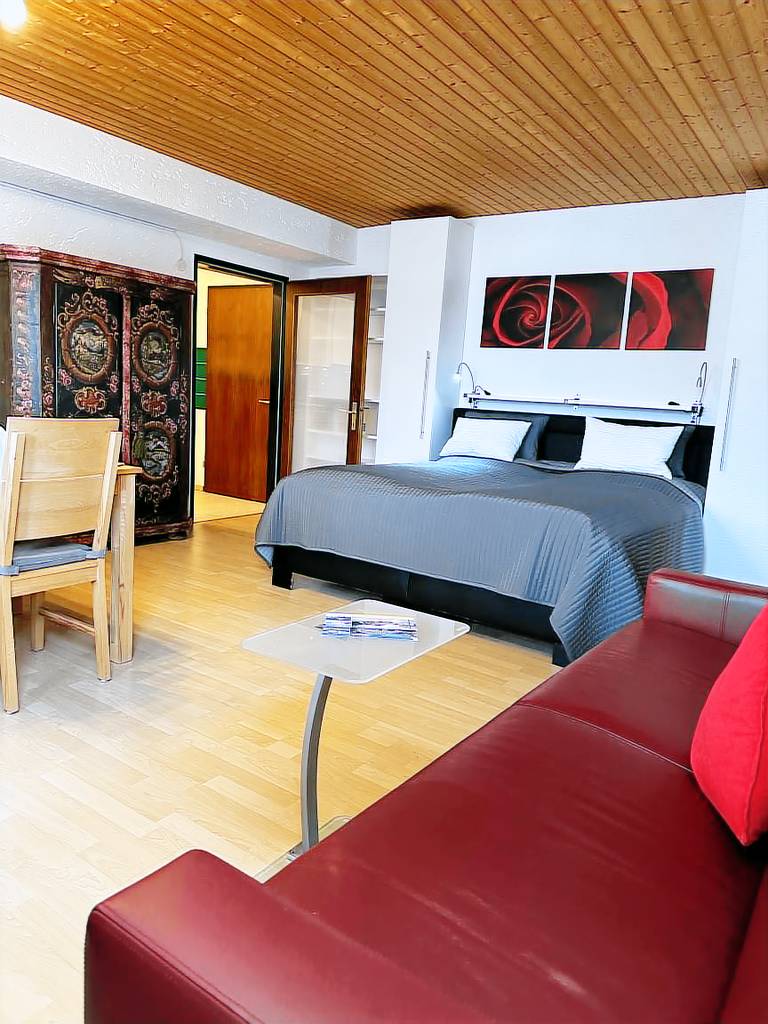Children-friendly apartment with pool, terrace & sauna | Dogs allowed in See