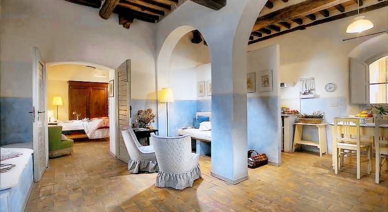 Rental apartment with 1 room for 2 persons in Castelnuovo Berardenga