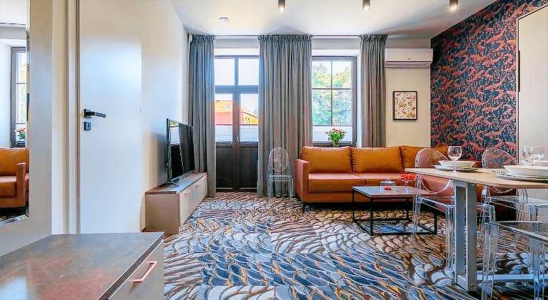 Apartament z hotelowymi udogodnieniami Spytkowice