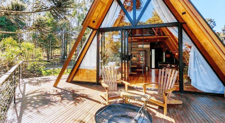 Beautiful chalet with hot tub | Good for workation | Pet-friendly in Urubici