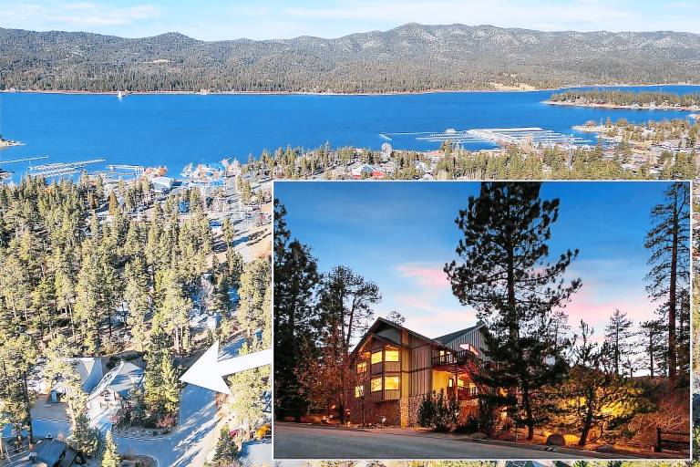 Hut Big Bear Lake