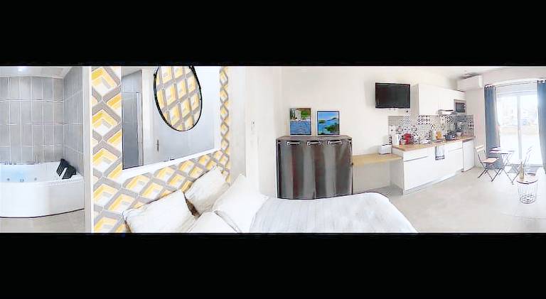 Apartment with jacuzzi | Dogs allowed in Chasse-sur-Rhone