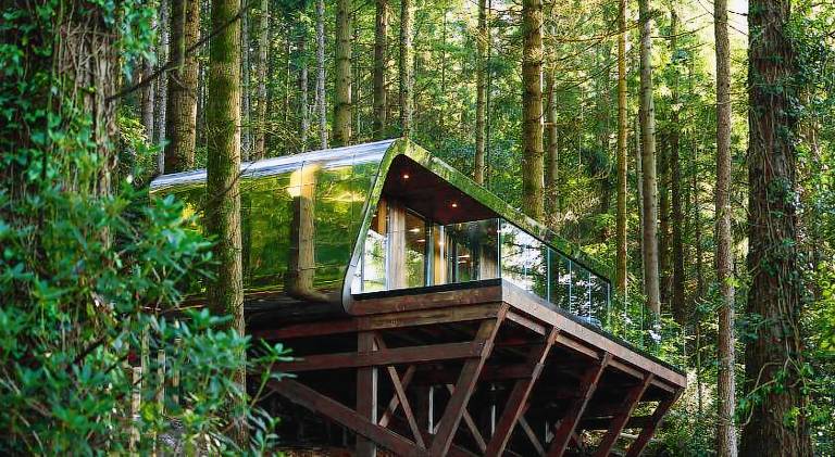 Lodge with terrace in Betws-Y-Coed