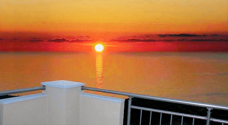 Serviced apartment with grill, garden & terrace in Lefkada