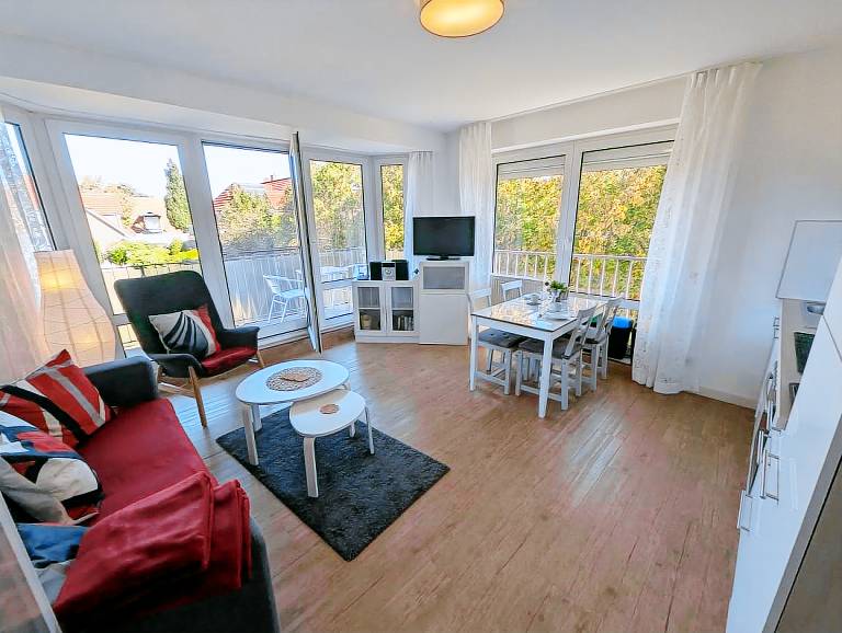 Komfortable, strandnahe Ferienwohnung Nige Ooge 9 mit Balkon in Cuxhaven