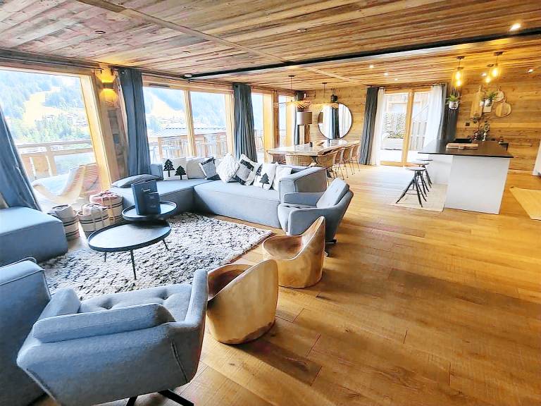 5 Chalet in Les Gets: Luxury, jacuzzi, sauna, pets allowed — photo 4