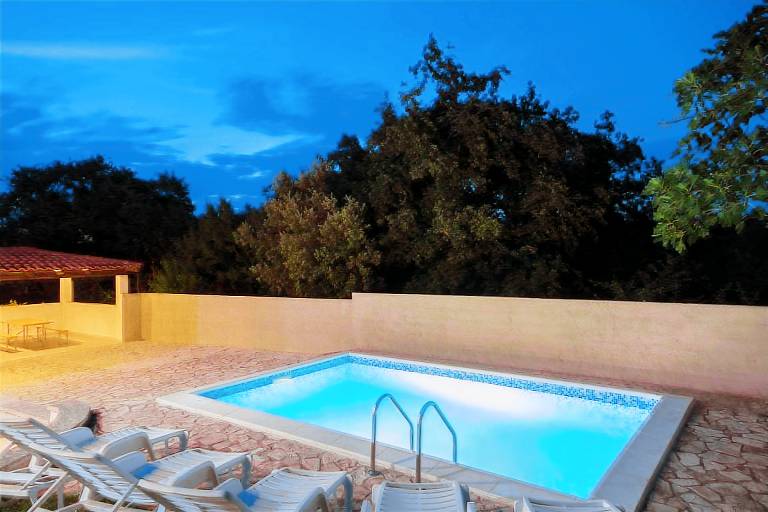 Rental with yard, grill & pool | Pool view — photo 4