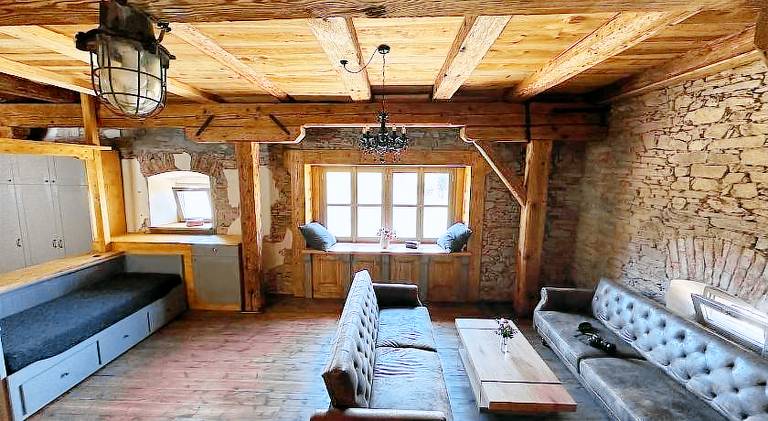 Rental apartment with patio & garden in Kutna Hora