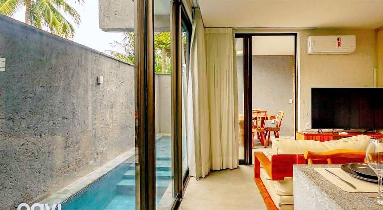 Family-friendly vacation home with barbeque, private pool & garden | Close to the beach | Dogs allowed in São Miguel dos Milagres