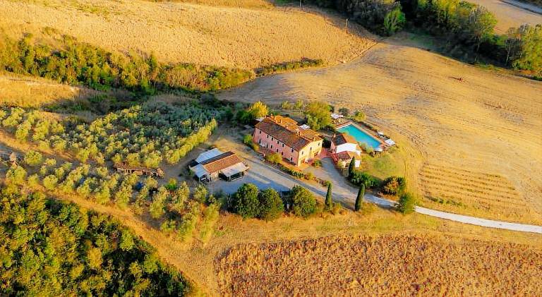 Serviced apartment with yard, barbeque & pool | Pet-friendly in Palaia