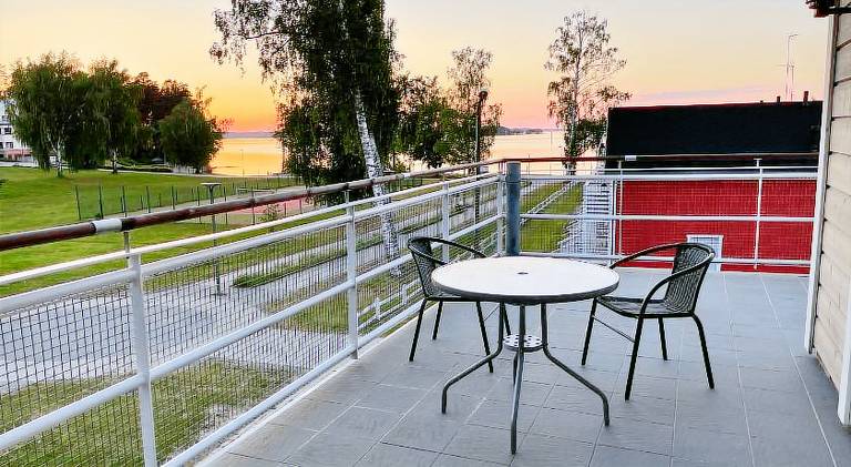 Holiday apartment with patio & sauna in Lappeenranta