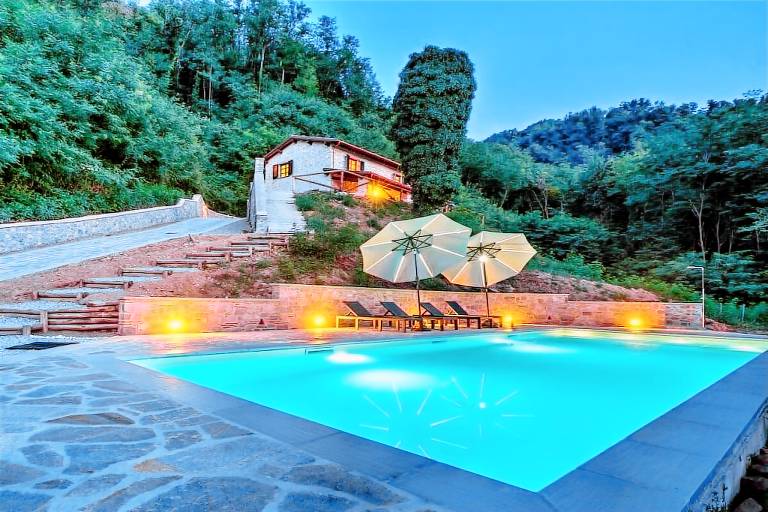 Ferienhaus in Borgo a Mozzano, Lugliano für max. 8 Personen Ferienhaus in Borgo a Mozzano, Lugliano für max. 8 Personen
