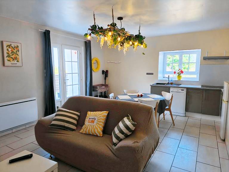 Ferienhaus mit Hund inSortosville-en-Beaumont, Normandie  f&uuml;r max. 4 Personen