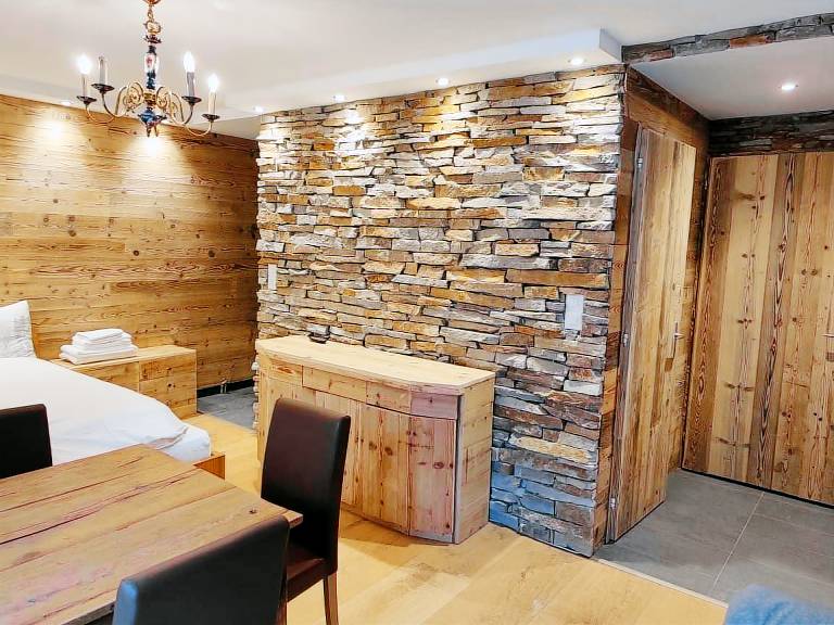 Ferienwohnung mit Hund in Leukerbad f&uuml;r max. 2 Personen