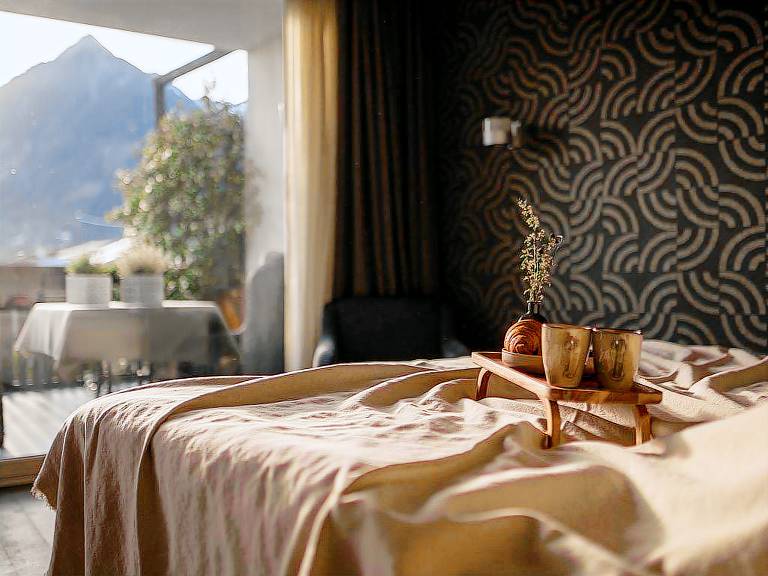 Ferienwohnung mit Hund inSchenna  f&uuml;r max. 4 Personen