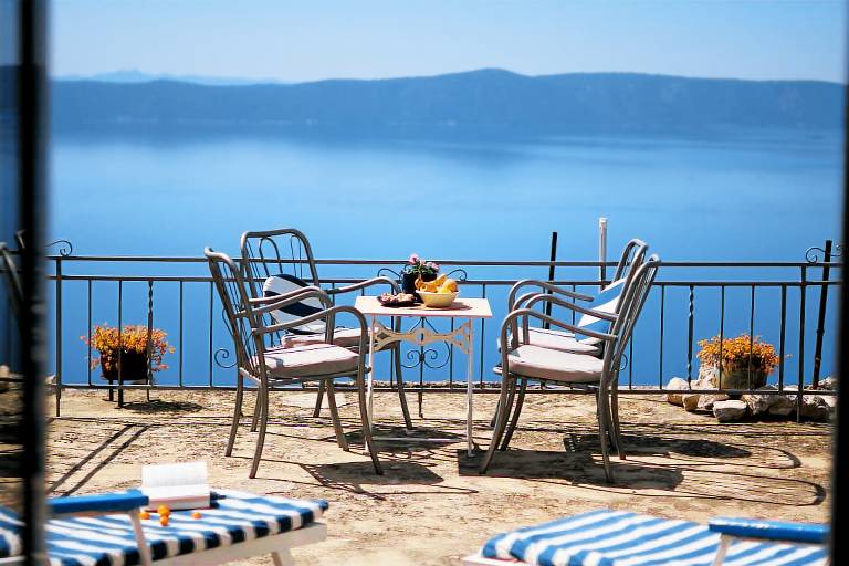 Two bedroom house with terrace and sea view Gornja Podgora, Makarska (K-25523) in Tucepi