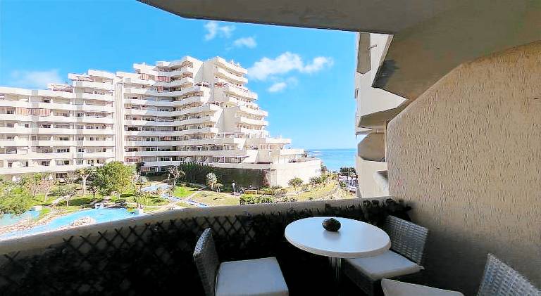 Apartment with private pool, yard & terrace in Torremolinos