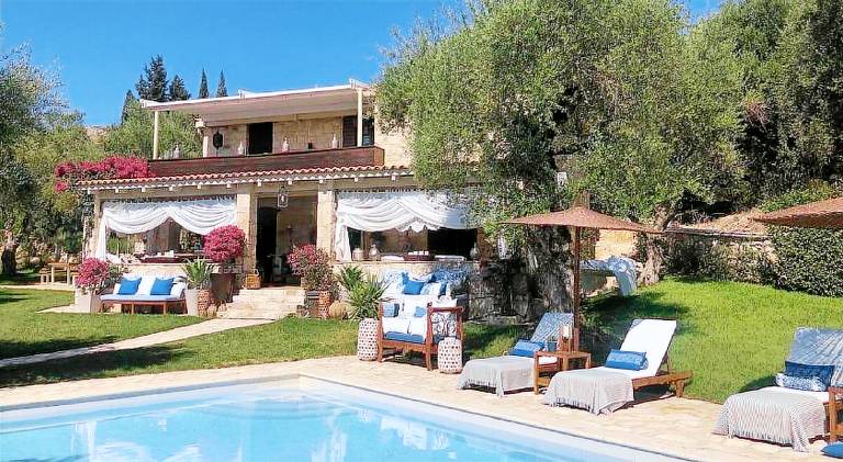Lalla Luxury Villa with Private Pool, Sea View & Spacious Garden in Zakynthos