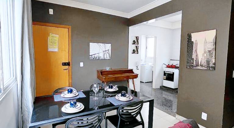 Rental apartment with 3 rooms for 8 persons in Belo Horizonte