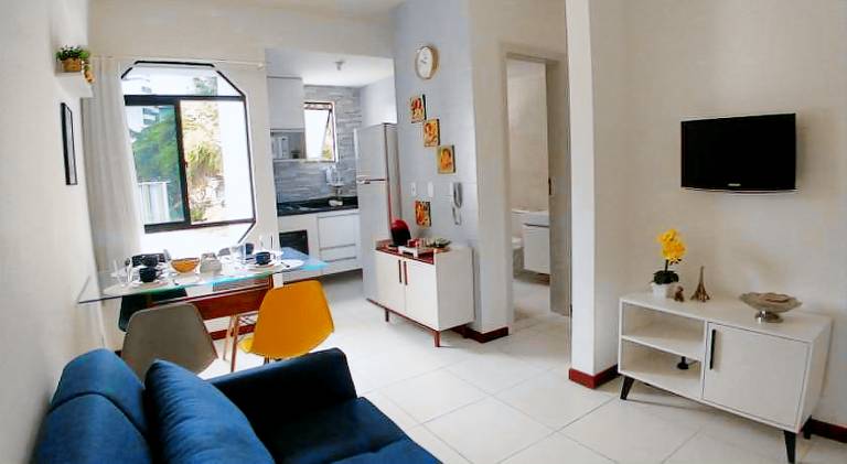 Apartment with 1 room for 4 persons in Santos