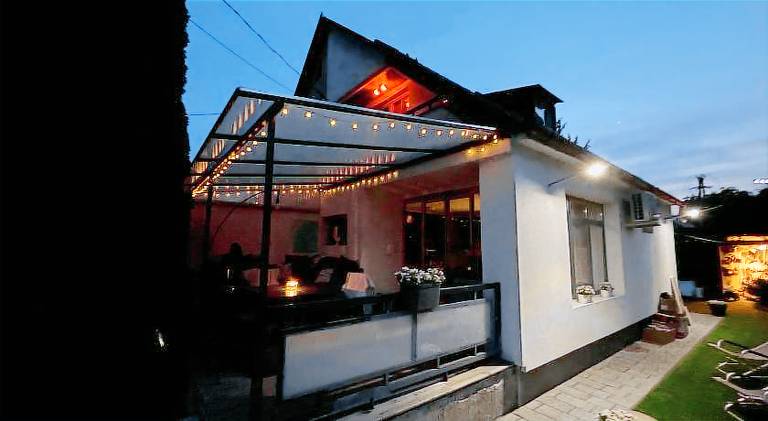 House with patio, garden & BBQ in Veszprem