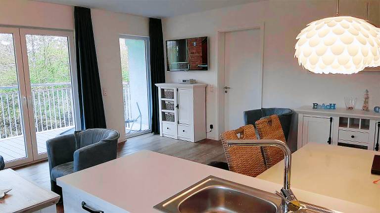 Apartment mit 2 Schlafzimmern, offener Küche, Wohnbereich und Wellnessbad. — photo 2