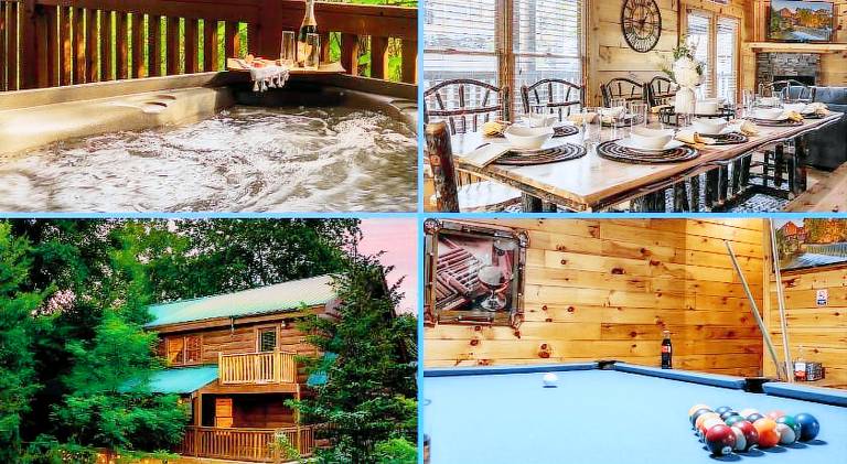 Vacation home with pool & jacuzzi in Pigeon Forge, TN