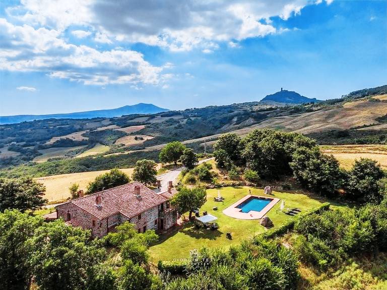 Podere Casano nel cuore della Val d'Orcia con ristorante: Appartamento La Quercia — photo 5