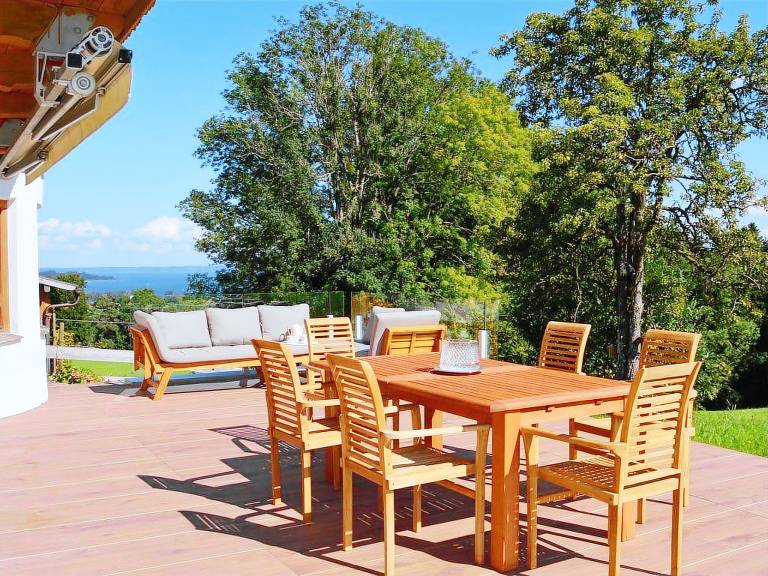 Ferienhaus mit Hund in Hittenkirchen, Bernau am Chiemsee für max. 6 Personen