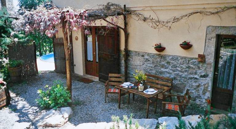 House with garden, grill & private pool in Castiglione d'Orcia