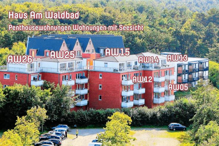 AW14 im Haus am Waldbad – Penthouse mit Meerblick in Cuxhaven-Sahlenburg — photo 5