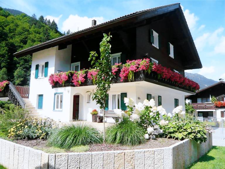 Holiday apartment with patio & yard in Gaschurn