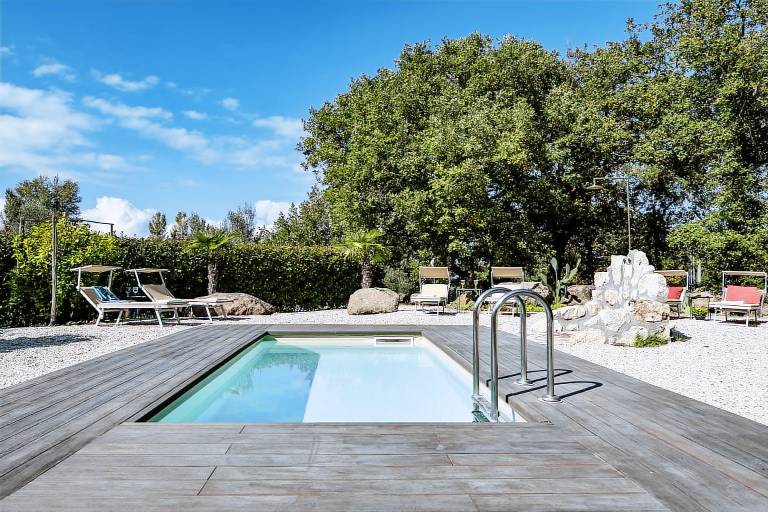 Villa with garden, terrace & barbeque | Panoramic view in Viterbo